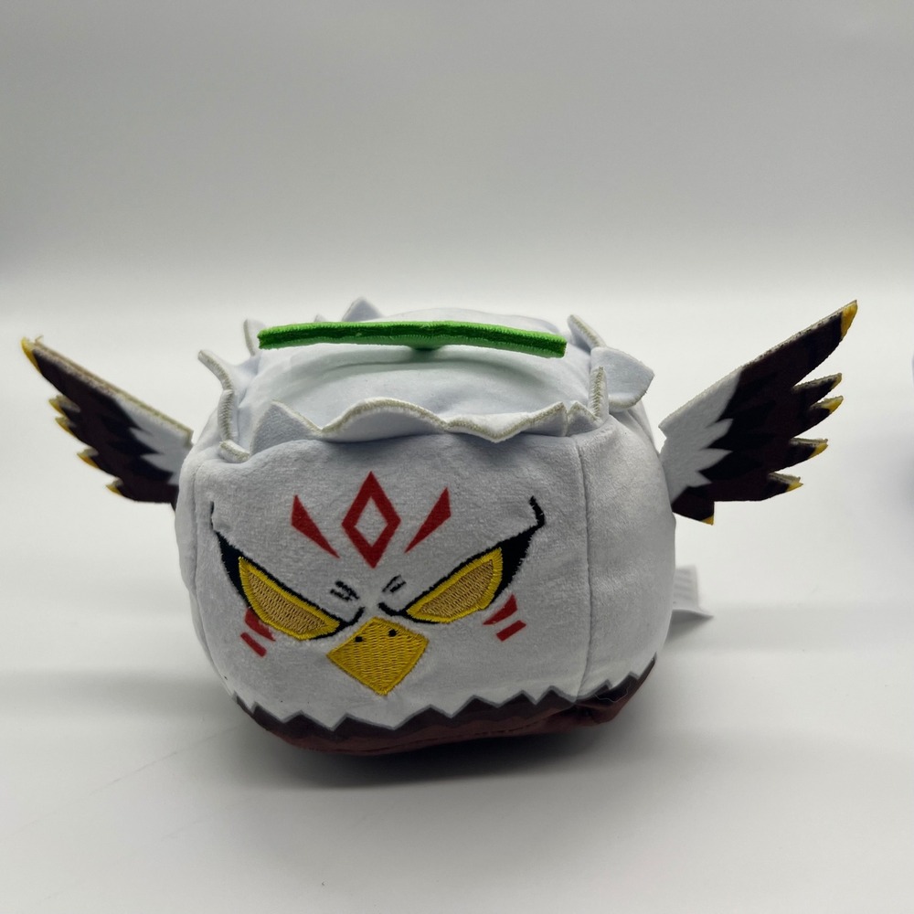 Blox Fruits Falcon Fruit Plush Roblox Game Collectible White Winged Cube Toy